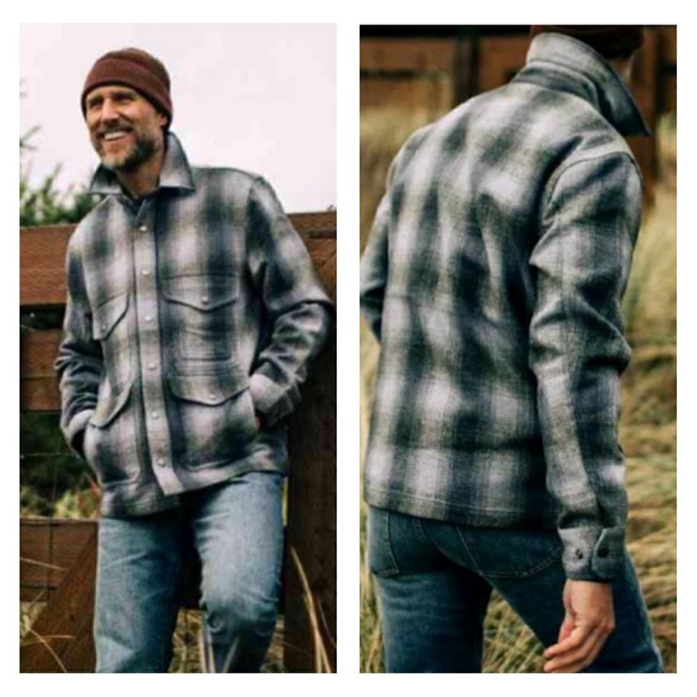 Taylor Stitch The Forester Jacket in Wool Ash Barn Chore Plaid MSRP‎ $328 NWT